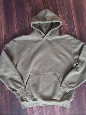 Comfrt oversized classic Men's Hoodie in moss color euc